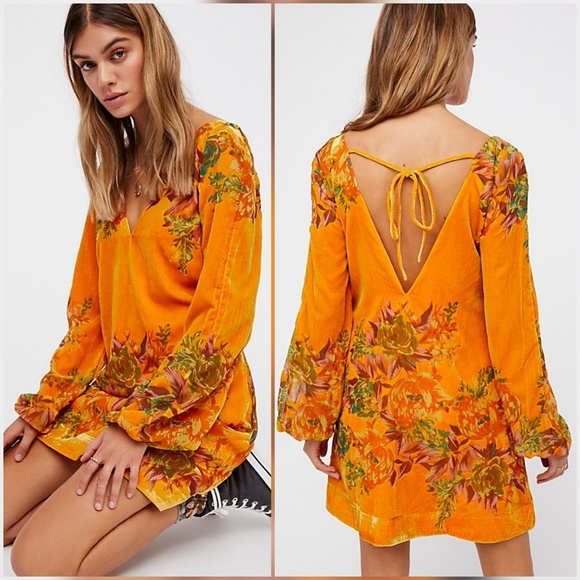 Free People Misha Velvet Dress - Picture 2 of 7